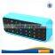 AWS1135 Super bass portable wireless colorful led bluetooth light speaker with FM radio disco light speaker