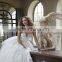 Spaghetti Straps Sweetheart Ivory Organza Wedding Dresses Sexy Open Back Bridal Gowns