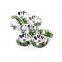 Silver Plated Peridot Color #214 Rhinestone Jewelry Rondelle Spacer Beads Variation Color and Size 4mm/6mm/8mm/10mm