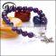 8mm Natural Gems Stones Beaded Bracelets with Starfish