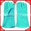 14 inches different colors split leather cheap welding gloves