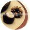 Unique natural handmade round table jewelry display