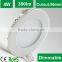 2014 new Dimmable hot 4W led panel round white silver finish