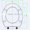 Economic EU standard duroplast toilet seat cover for your bathroom with different options of hinges
