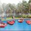 Amusement park swimming pool hand boat,dolphin paddle boat, kids paddle boat for sale