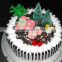 wholesaler christmas artificial flower cake decoration pick