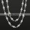2016 New Product Stainless Steel Bead Korean Pearl Necklace