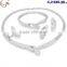 CJ1185-5 Best seling fashion good quality 18k dubai gold jewelry set for wedding