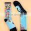 Athlete choice certificated Daily use 3D print 100% cotton Jacquard Men Sport Socks with excellent Snagging Resistance