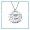 stainless steel Jewelry for Moms - Three Disc Necklace