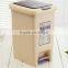 classical foot punching plastic dust bin,waste bin,dustbin,plastic garbage bin