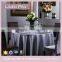 LinenPro Maed in China Jacquard Brocade Tablecloth Pintuck Table Cloth