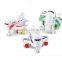 promotion toy plastic kid inertia rotating plane for children's gift