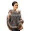 Raccoon Shawl Stole Genuine Real Cape Women's Fur Hooded Large Jacket