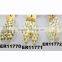 wholesale fashion gold tone metal dangle chandelier earrings