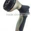 8 Patterns Solid Metal Hose Nozzle Thumb Control Garden spray gun