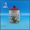 Christmas flower decal ceramic canisters sets for Food Kitchen Storage