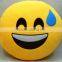 plush emoji/China wholesale stuffed cartoon toy plush emoji pillows/soft toy pillows