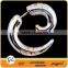 T04094Special surgical steel spiral pattern custom fake ear gauges plugs