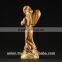 Olive Wood Carved Holiday Figurine Of Angel. Medium Size.