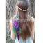 Hair Band Stretch Feathers Boho Chic Hippie Festival Gypsy Tribal Bohemian