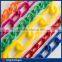 Yellow PE warning plastic coated chain plastic chain