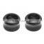 5 Pairs Black Onyx Hollow Saddle Plug Flesh Tunnel Earlet - Available in Low & Giant Gauges