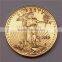 33.9 Grams us Imitation 50 Dollars American Regional Fake Coin With 24k Gold Plating