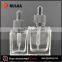 RUIJIA 15ml 30ml Rectangle Glass Dropper Bottle With Childproof and Tamper Evident Cap Wholesales