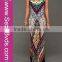 newest summer sleeveless fashion dress embroidery maxi dress bandage long dress bodycon 2016 wholesale