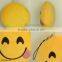 10 cm plush Key Chains Emoji Smiley Small pendant Emotion Yellow QQ Expression Stuffed Plush doll toy for Mobile bag pendant