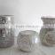 Gold and silver color mosaic glass oil burner