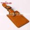 Custom top layer cow leather luggage tag