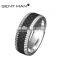 men's 7.5mm black titanium ring titanium couple rings carbon fiber ring