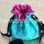 Good at price control contrast color lace medium drawstring gift bags