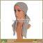 Women Custom Soild Color Soft Jersey Cotton Pre Tied Head Scarf