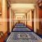 Blue base nonflammable nylon printed hotel corridor carpet