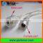 2 pin single color 5.5*2.1mm waterproof DC connector with 15cm wire