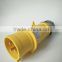 JESIRO 3P 32A 4h 110V yellow color IP44 High Quality industrical Plug and socket