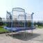 Professional New Stylish Gymnastic Mini Pink Jumping Trampoline Park With Safety Net