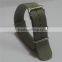 22mm Gray Military Import Nylon Nato Watch Band