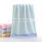 nice embroidered border microfiber face towel