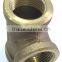 Taiwan manufacturing brass 45 degree pipe fitting lateral tee
