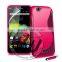 Newest Stylish S LIne design mobile phone cover for Wiko Rainbow soft TPU case cover