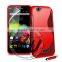 Newest Stylish S LIne design mobile phone cover for Wiko Rainbow soft TPU case cover