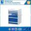 7 drawer tools boxes cabinets with double rail drawers