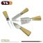 4 pcs mini cheese knife set with wood handle for hotel