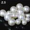 Hot sale shining grade AAA beautiful purple round freshwater loose pearl z2