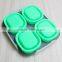 4 Components Collapsible Food Container Silicone Storage Lunch Box