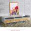 Elegant solid oak wood legs TV stand